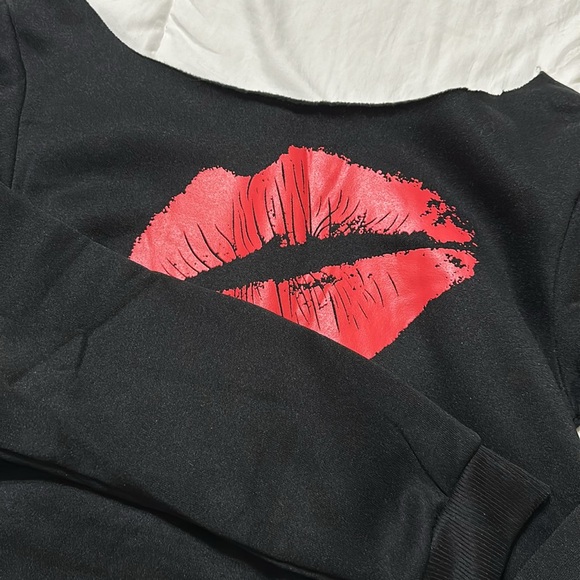 Kiss print sweatshirt - Picture 3 of 3